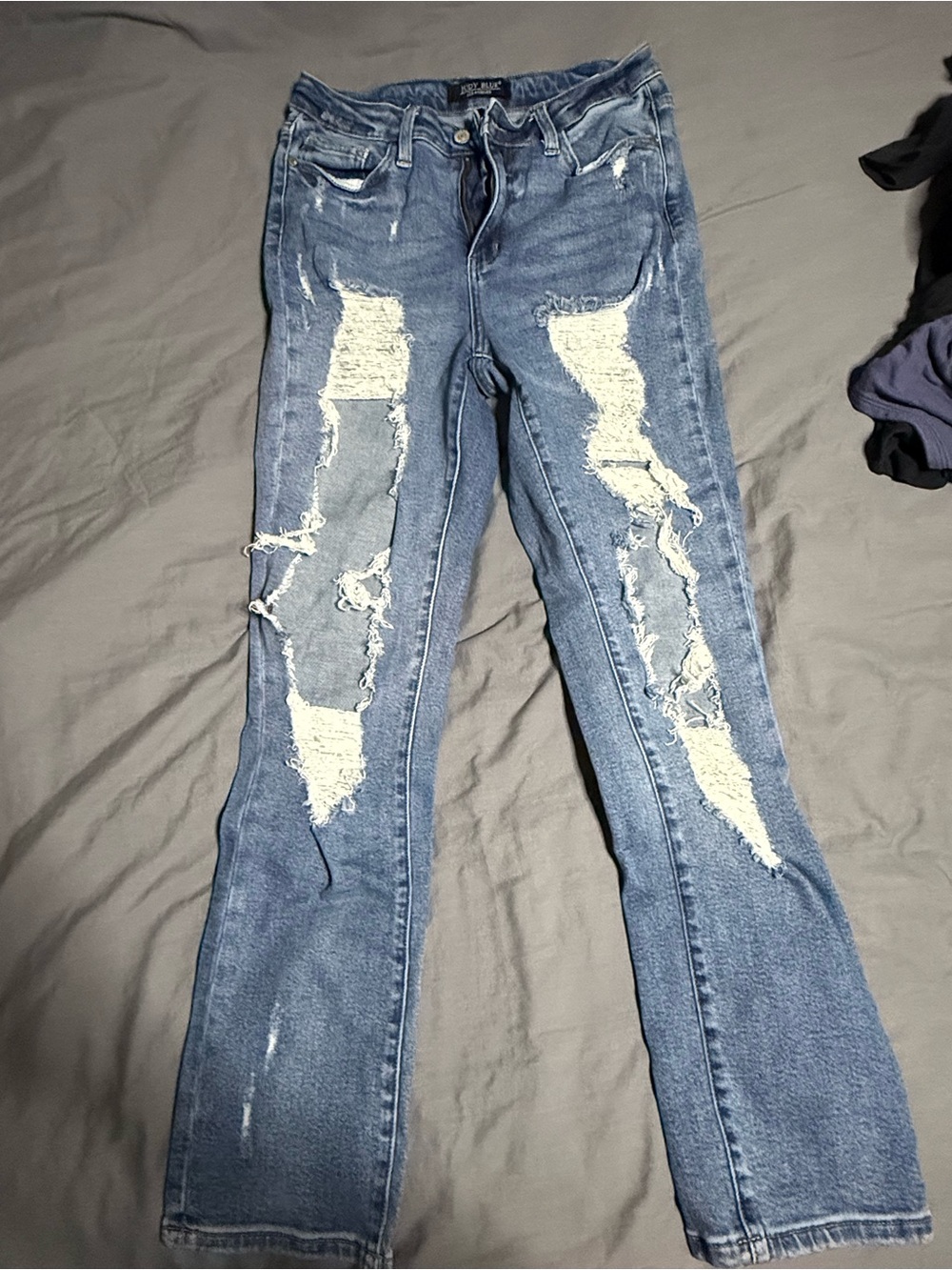 Judy Blue Light Blue Distressed